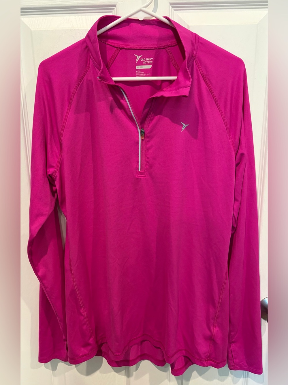 Old Navy Active Go Dry Long Sleeve 1/4 Zip Pullover, Women’s Size XL